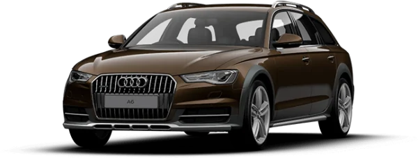 Brown Audi A6 Car PNG Transparent Background