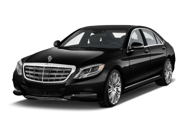 Black Mercedes-Benz S-Class Car PNG