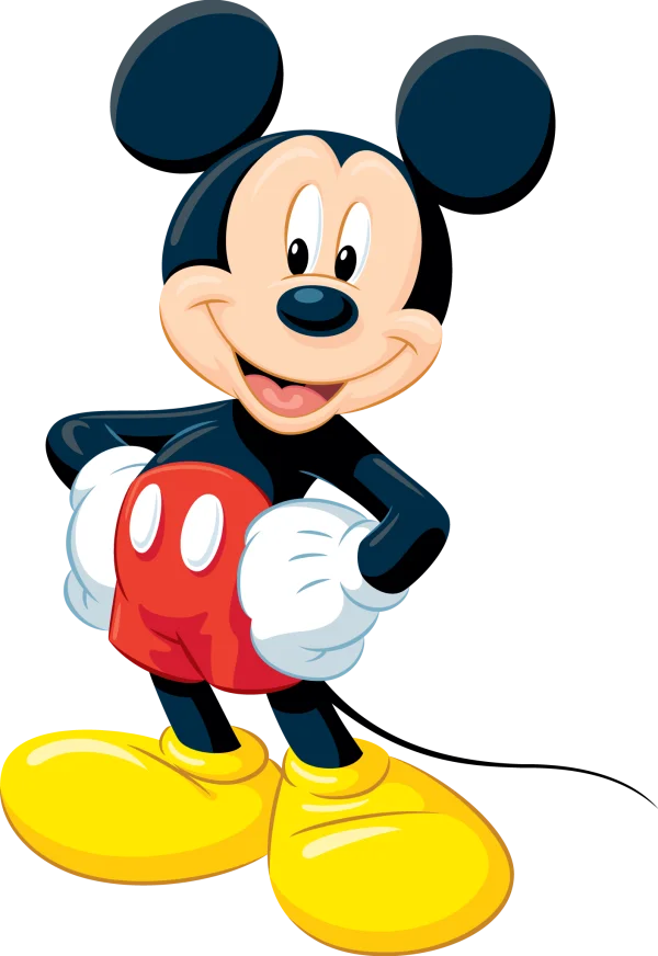 Mickey Mouse Standing Transparent Background